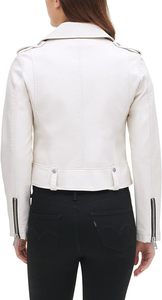 แจ็กเก็ตหนังวัวสีขาวสำหรับผู้ชาย2026แจ็กเก็ตหนังวัวสีขาวแบบคลาสสิก - Product Image 3