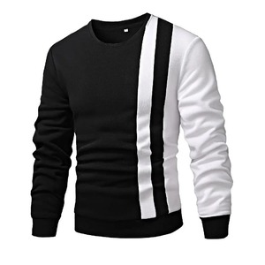 OEM grande taille sweat-shirt pour homme en coton respirant haute qualité hiver uni impression en relief tarif de gros durable - Product Image 1