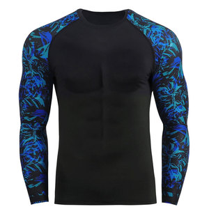 Haute qualité hommes Rash Guard sur mesure en gros tenue décontracté Sublimation chemises d'entraînement pour MMA - Product Image 1