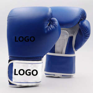Guantes de cuero de alta calidad para boxeo, protectores de medio dedo con Logo personalizado, MMA - Product Image 3