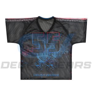 Maillots de lacrosse personnalisés OEM/ODM réversibles en maille sublimée 100 % polyester – Uniformes de lacrosse personnalisés pour votre équipe - Product Image 3