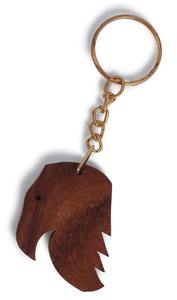 Porte-clés en bois sculpté à la main en forme d'éléphant, lot de 10 pour fournisseur en gros en provenance d'Inde, décoration d'intérieur, objets décoratifs - Product Image 5