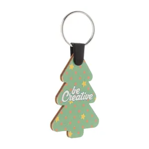 Porte-clés créatif en bois Fjerny, gadgets personnalisés pour l'arbre de Noël - Product Image 1
