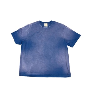 เสื้อยืดวินเทจคอกลมขนาดพลัสไซส์ผ้า100% ล้วนดีไซน์ซีดกันแดดผ้าฝ้ายน้ำหนักเบาถักลำลอง - Product Image 2