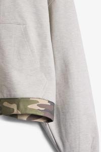 Sudadera Reversible de Camuflaje Personalizable para Hombre con Cremallera Bordada, Sudadera Reversible de Camuflaje Gruesa - Product Image 2