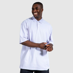 Camiseta Polo de Algodón y Poliéster de Estilo Casual para Hombre, Talla Grande, con Logotipo Personalizado, Secado Rápido, Transpirable, de Manga Corta, para Golf - Product Image 3