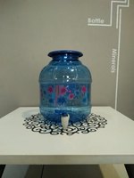 ANAX Distributeur d'eau chaude/froide à chargement par le bas, anti-fuite, sans BPA, style Zen Asiatique, en plastique, capacité 7 litres, manuel, pour bureau