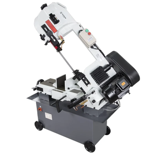 Sierra de cinta horizontal/vertical para cortar metales, original de fábrica, 7 x 12, 3/4 HP, 115/230V, 1 fase, HVBS-712D, con 3 años de garantía - Product Image 1