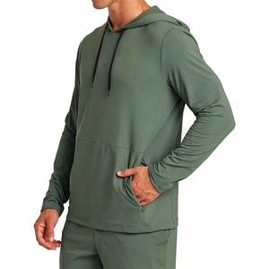 Wholesale Blank <b>Plain</b> Pullover <b>Hoodie</b> With Zipper Pockets on the Side Cotton <b>Hoodie</b> <b>For</b> <b>Men</b> Good Price - Product Image 6