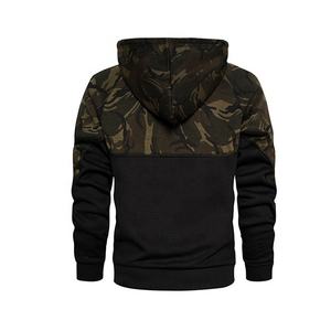 Wholesale Custom Made Mens Camouflage Printed Pullover Clorblock Hoodies Hoose Casual Running Hooded <b>Fleece</b> <b>Sweatshirts</b> - Product Image 4
