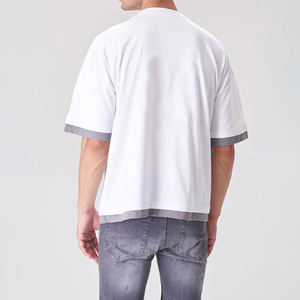 100% Service OEM personnalisé T-shirts surdimensionnés de haute qualité fabriqués en usine pour hommes disponibles en différentes couleurs et tailles - Product Image 3