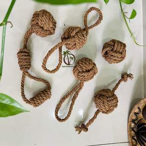 Natural coconut fiber <b>chewing</b> pet <b>toy</b> made from eco-friendly chemical-free coconut fiber from Vietnam At The Best Price - Product Image 3