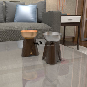 Tradebyd Classic Quemador de madera Bakhoor Soporte de incienso árabe de madera natural espiritual y para uso doméstico - Product Image 1