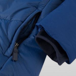 Veste d'hiver épaisse à capuche pour homme, Logo personnalisé OEM, coupe-vent chaud, manteau en duvet pour homme, visage lumineux, tendance - Product Image 4