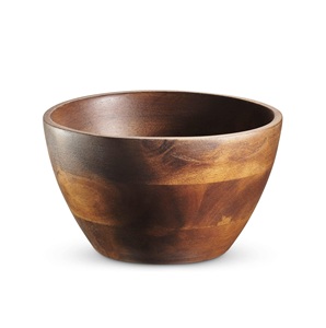 ชามไม้อะคาเซียแบบพรีเมี่ยมชามจุ่มอาหารของตกแต่งบ้านของขวัญขึ้นบ้านใหม่ขนาดที่กำหนดเองสีไม้ธรรมชาติ - Product Image 3