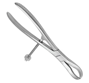 Fórceps de sujeción de hueso de 13cm personalizados con bloqueo de velocidad Instrumento quirúrgico ortopédico de acero inoxidable para fijación de huesos - Product Image 4