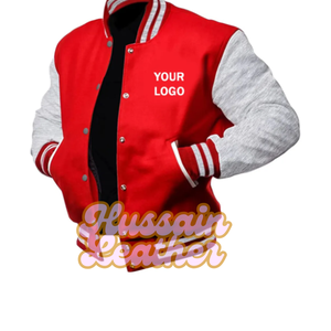 Top Design Letterman Veste Imprimé Personnalisé Hommes Varsity College Vestes Lycée Respirant Varsity Veste À La Mode - Product Image 6