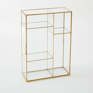 Boîte à bijoux en verre en forme de rectangle vintage, excellente qualité, porte-bijoux faits à la main, boîte en verre de créateur classique et élégante en gros - Product Image 3