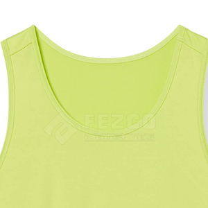 Débardeur sans manches décontracté pour hommes pour les entraînements de fitness et de gym Vêtements de sport de musculation en maille tissée Maillots de fitness - Product Image 5