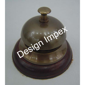 Métal Artisanat Bureau Appel Cloche Laiton Table Décorative Cloches Bureau Table Affichage De Bureau Qualité Premium Cloches En Gros - Product Image 5