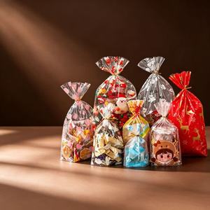 <span class=keywords><strong>Bolsa</strong></span> <span class=keywords><strong>de</strong></span> plástico para dulces y snacks <span class=keywords><strong>de</strong></span> PE BOPP para bebé niña, con base plana, para regalo y festivales - Product Image 2