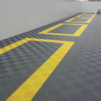 Baldosas de renombre mundial HanYin, baldosas de PP, alfombrilla para suelo de garaje para lavado de coches