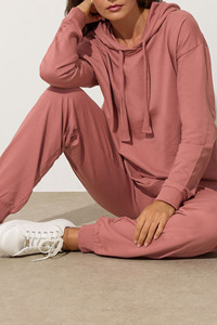 Sudadera con Capucha Extra Grande de Algodón 100% Pesado con Logotipo Personalizado al por Mayor para Mujer, Sudadera de Invierno y Otoño - Product Image 3