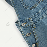 Robe Décontractée Sexy en Jean Personnalisée pour Femme