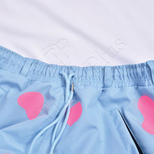 Pantalon cargo baggy vintage à jambes larges pour hommes, vêtements de travail d'extérieur, design plissé, cordon de serrage pour coupe-vent, grande taille pour l'été et l'automne - Product Image 3