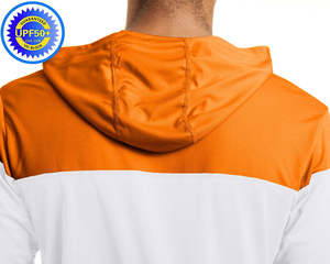 T-shirts à capuche à manches longues pour hommes, protection contre le soleil UPF 50 +, été, pêche en plein air, chemises UV - Product Image 6