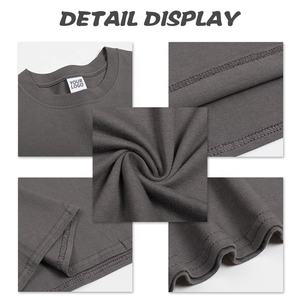 Camiseta Transpirable de Alta Calidad Más Vendida en 2025, Fabricada con Tela de Lona de Poliéster/Algodón Sólido, para Hombre, con Logotipo Personalizado - Product Image 4