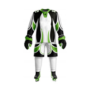 OEM 2025 Vente en gros Uniforme de hockey sur glace de haute qualité Ensemble Logo personnalisé Taille Meilleur prix Uniformes de sport d'équipe imprimés - Product Image 5