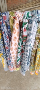 ผ้าซิ่นพิมพ์ลายบล็อกผ้าฝ้ายและผ้าปาเรโอ ชุดชายหาด แฟชั่นฤดูร้อน เสื้อผ้าเบาสบาย มีสไตล์ เสื้อผ้าสั่งทำ ราคาขายส่ง - Product Image 6