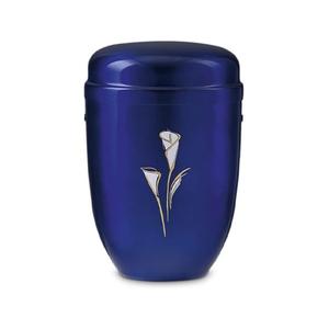 Urna de recuerdo de metal con diseño de Cruz elegante para seres queridos, urna de cremación para adultos con acabado dorado y gris para recuerdo de memoria - Product Image 3