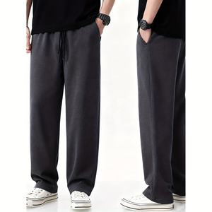 Pantalones de Felpa para Hombre, Cálidos y Cómodos para el Invierno, Ideales para Relajarse en Interiores - Product Image 1