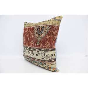 พรมปูพื้นขนาด 28x28 นิ้ว หลากสีสัน สไตล์โบฮีเมียน ทำจากขนสัตว์ วินเทจ ปักลายแบบแพทช์เวิร์ค ทออย่างเป็นมิตรต่อสิ่งแวดล้อม กันลื่น ถอดซักได้ ปิดด้วยซิป - Product Image 4