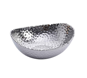 Bol à fruits de forme unique en acier inoxydable poli de conception moderne, de haute qualité, personnalisable, pour la salade, les fêtes - Product Image 5