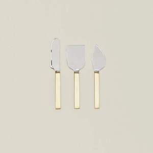 Juego de herramientas para queso de acero inoxidable con mango de terrazo y madera hecho a mano 2024 para bodas, fiestas, eventos, cubiertos de mesa, juego de cuchillos para queso - Product Image 2