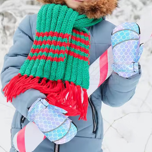 Fabricant d'usine Gants de ski de neige à doigts complets pour hommes Mitaines d'hiver chaudes Anti-dérapant Imperméable Équipement d'activité de plein air - Product Image 6