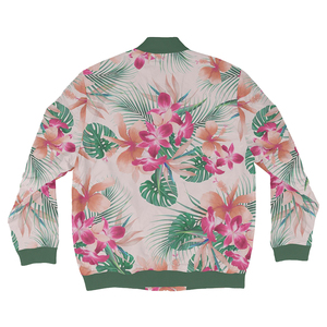 เสื้อแจ็คเก็ตบอมเบอร์แบบซับลิเมชั่นขายส่งสำหรับผู้ชาย พิมพ์ลายทั่วตัว ออกแบบเองได้ น้ำหนักเบา - Product Image 2