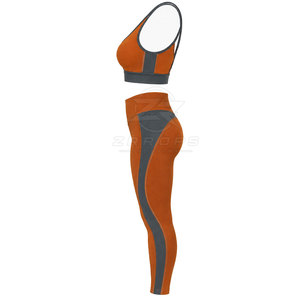 Ensemble de yoga confortable pour femmes, ensemble 2 pièces à taille haute, tissu doux, respirant, léger, vêtements de fitness - Product Image 6