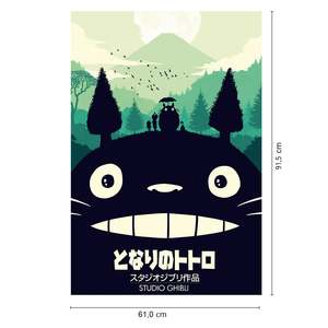 Modern Japanese Style 'My Neighbour Totoro' <b>Poster</b> Made of Paper for Wall Usage - Product Image 3