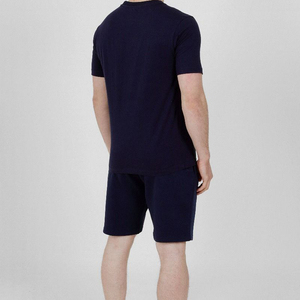 Conjuntos de pantalones cortos informales de verano personalizados para hombre, camiseta de manga corta + Pantalones cortos, conjunto de chándal sólido para hombre, ropa de marca para hombre, conjuntos de 2 piezas - Product Image 5