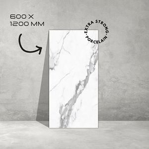 Xu hướng thiết kế <span class=keywords><strong>2025</strong></span> sứ gạch 60x120cm Ốp vật liệu linh hoạt đá ốp gạch trắng grey statuario satvario Trắng - Product Image 1