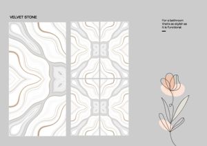 กระเบื้องพอร์ซเลนลายหินอ่อน ขนาด 600x1200 มม. รุ่น Book Match Elite GVT PGVT ผิวมันวาว สำหรับตกแต่งผนังและพื้น รุ่นพรีเมียม - Product Image 3