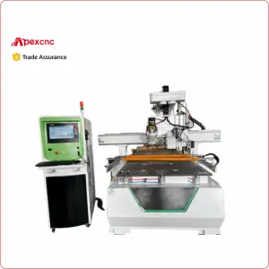 Enrutador CNC con cambiador de herramientas rectas Hoja de sierra de carta de alta precisión Fresadora CNC de 3 ejes Máquina de tallado de madera