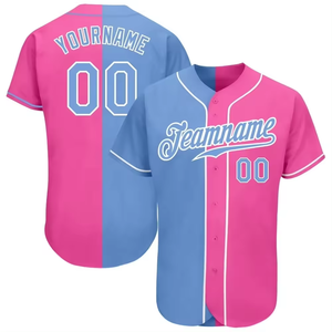 Jersey de poliéster de alta calidad, ropa deportiva, transpirable, diseño de botones completos, conjuntos de béisbol y softbol para jóvenes, de talla grande, stock al por mayor - Product Image 1