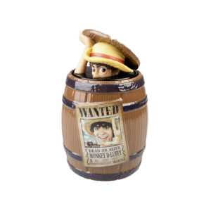 Boîte à biscuits One Piece Wanted Barrel Monkey D. Luffy en forme de cylindre - Product Image 4