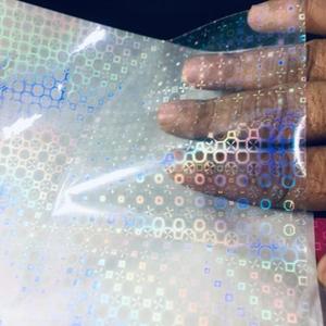 Holographic Transparent PET Film Transfer Adhesive <b>Sticker</b> for <b>Labels</b> Packaging Wrapping - Product Image 1