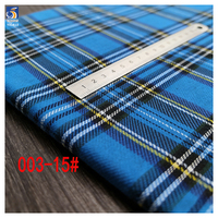 Tissu en polyester et coton TR de haute qualité YX1410 145CM 170gsm, bleu Ghana, uniforme scolaire, tissu rayé teint en fil